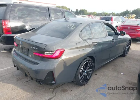 2023 BMW 3 Series 330E z USA, uszkodzony, nr VIN 3MW39FF09P8C97635